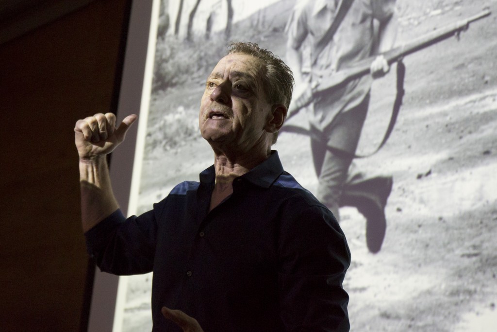 Medellín 28 Septiembre 2015. Premio Gabriel García Márquez de Periodismo. Taller de Videoperiodismo de mochila.con Bill Gentile. Foto: David Estrada Larrañeta/FNPI